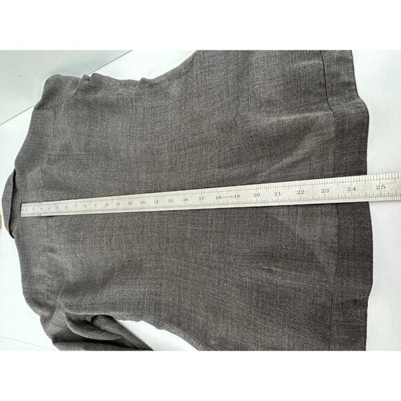 Vintage Armani Collezioni Womens 8 Shirt Wool Button Up Tailored Old Money RARE - Picture 16 of 16